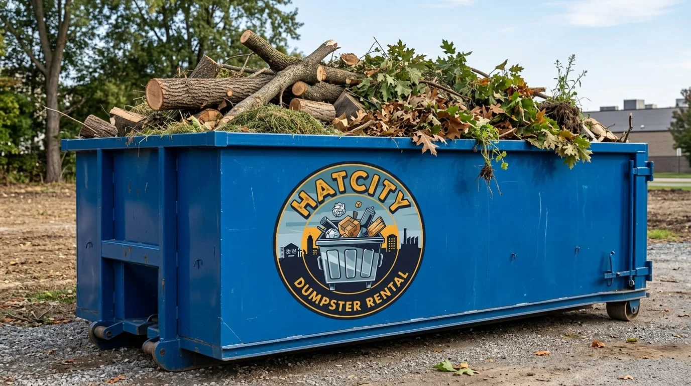yard waste dumpster rental brookfield img